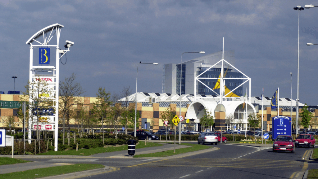 Blanchardstown Shopping Centre in North Dublin showing major retail and leisure destination